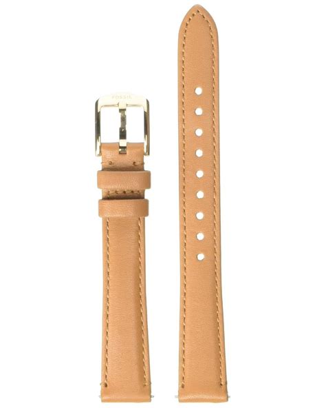 fossil 14mm leather watch strap.